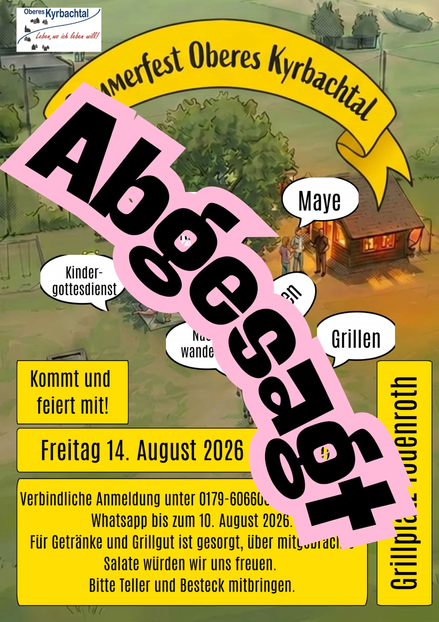 Kein Sommerfest 2026